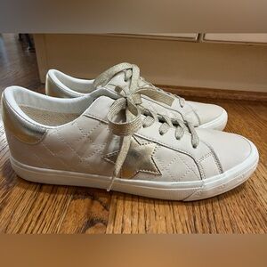 Vintage Havana Beige/White/Gold Sneakers Sz 11